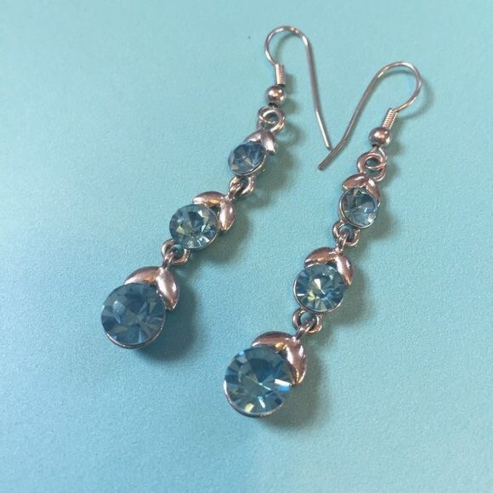 Long costume earrings